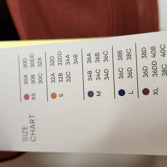 all in Motion Stretch Light Support Micro-Mesh Bra Russet Brown Size M - Picture 8 of 9